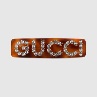 Gucci + Crystal Gucci Single Hair Barrette