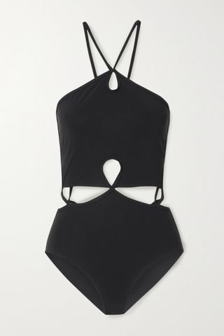 Christopher Esber + Cutout Halterneck Swimsuit