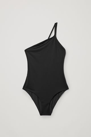 COS + One-Shoulder Swimsuit