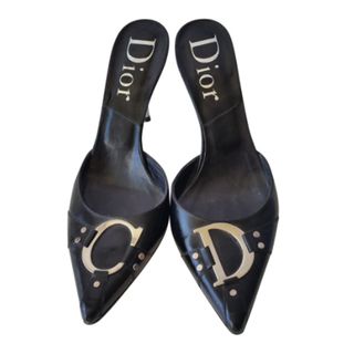 Dior + Leather Mules