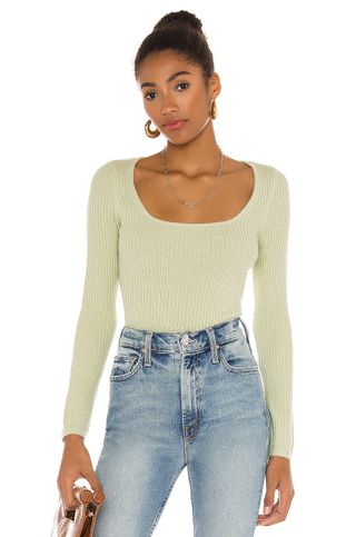 Song of Style + Song of Style Jilian Sweater in Green