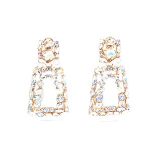 Zara + Shiny Geometric Earrings