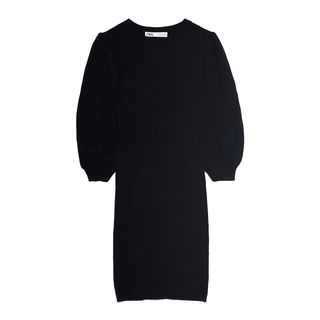 Zara + Puff Sleeve Dress