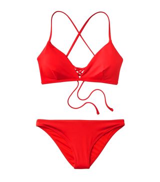 Athelta + Tie Back Triangle Bikini Top