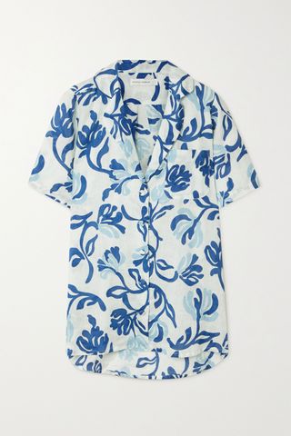 Faithfull the Brand + + Net Sustain Charlita Printed Linen Shirt