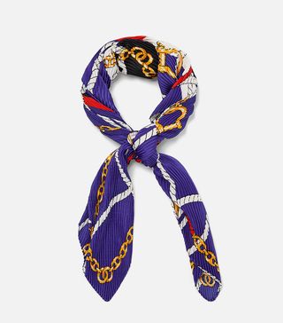 Zara + Knot and Chain Printed Scarf