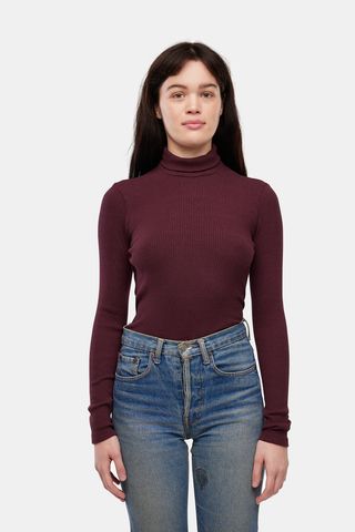 Lacausa + Sweater Rib Turtleneck