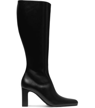 Balenciaga + Leather Knee Boots