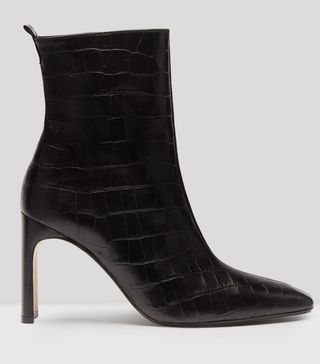 Miista + Marcelle Croc Leather Boots