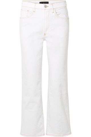 3x1 + Joni Cropped Mid-Rise Wide-Leg Jeans