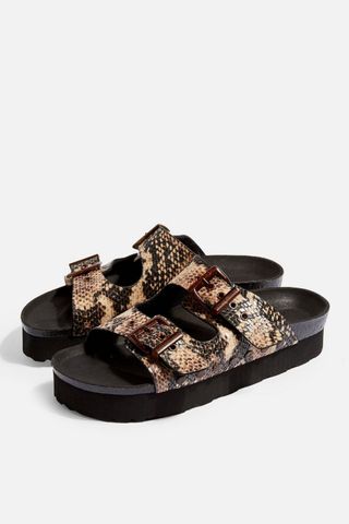 Topshop + Foxie Footbed Sandals