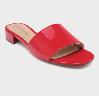 Who What Wear x Target + Mae Patent Heeled Slide Sandals