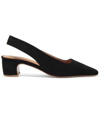 By Far + Danielle Suede Slingback Pumps