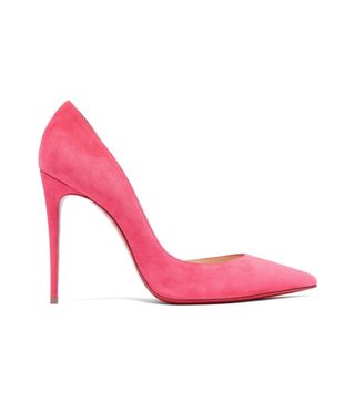Christian Louboutin + Iriza Suede d'Orsay Pumps