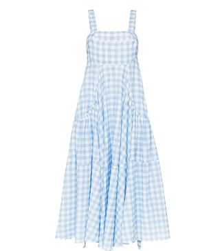 Lee Mathews + Clara Gingham Print Apron Sundress