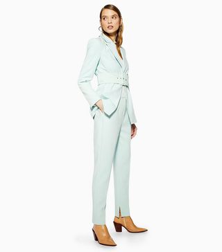 Topshop + Belted Suit