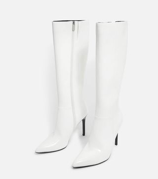 Charles & Keith + Classic Pointed Knee Boots
