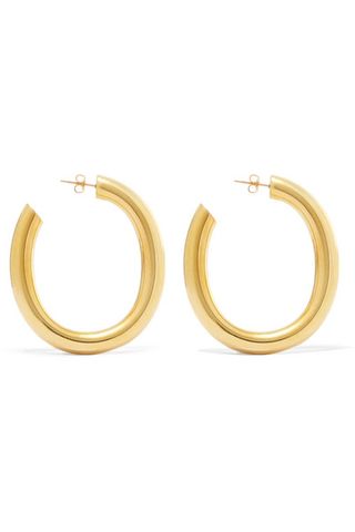 Laura Lombardi + Curve Gold-Tone Hoop Earrings