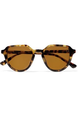 Dries Van Noten + D-Frame Tortoiseshell Acetate Sunglasses