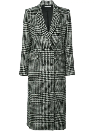 Reformation + Middlebury Checked Coat