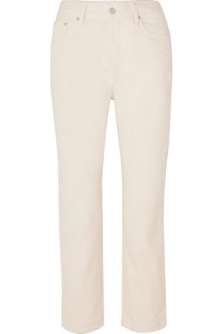 Casasola + Mid-Rise Cropped Straight-Leg Jeans