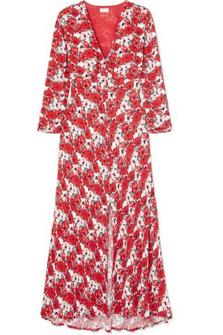 Rixo + Katie Floral-Print Crepe de Chine Midi Dress