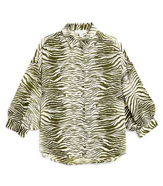 Topshop + Zebra-Print Shirt