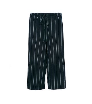 DKNY + Cropped Pinstripe Pant