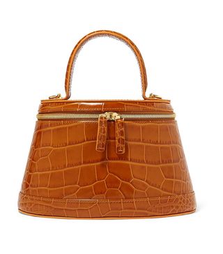 By Far + Annie Croc-Effect Leather Tote