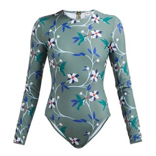 Thorsun + Collins Tropical Floral-Print Swimsuit