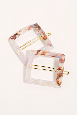 Free People + Resin Shape Clip Set