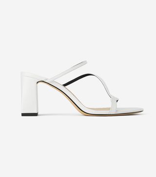 Zara + Wide Heeled Strappy Sandals