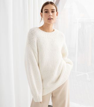 & Other Stories + Oversized Merino Wool Blend Sweater