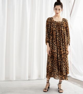 & Other Stories + Leopard Kaftan Maxi Dress