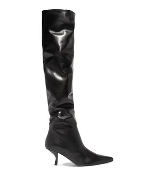 The Row + Bourgeoise Leather Knee Boots