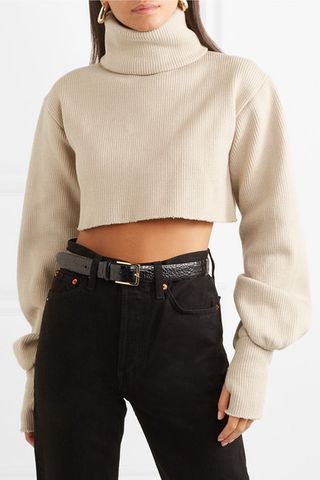 Orseund Iris + Cropped Turtleneck Sweater