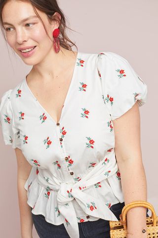 Maeve + Rosalie Embroidered Top