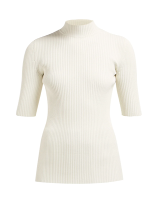 Kwaidan Editions + High-Neck Stretch-Ribbed Knit Top