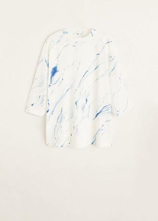 Mango + Printed Tie-Dye T-shirt