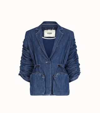Fendi + Blue Cotton Jacket