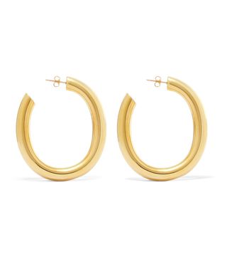 Laura Lombardi + Curve Gold-Tone Hoop Earrings