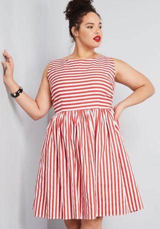 Modcloth + Collectif Start With Pockets Sleeveless Dress