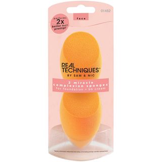 Real Techniques + Miracle Complexion Make-Up Sponge, Pack of 2