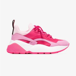Stella McCartney + Pink Eclypse Low-Top Sneakers