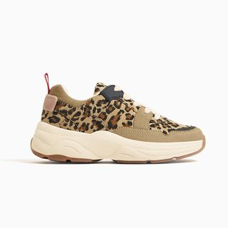 Zara + Leopard Print Sneakers