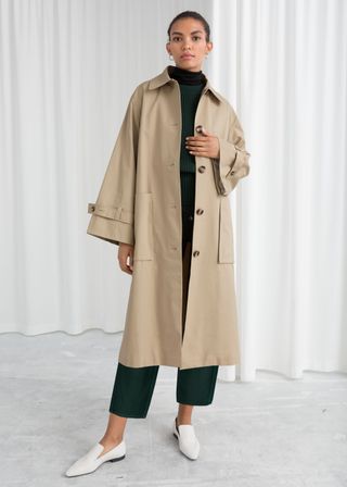 & Other Stories + Oversized Utilitarian Trenchcoat