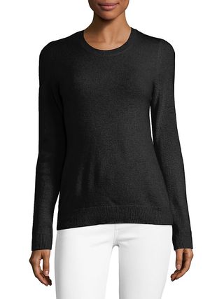 Lord & Taylor + Essential Cashmere Crewneck Sweater
