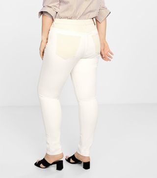 Violeta by Mango + Bicolor Super Slim-Fit Jeans