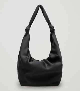 COS + Large Plissé Shoulder Bag