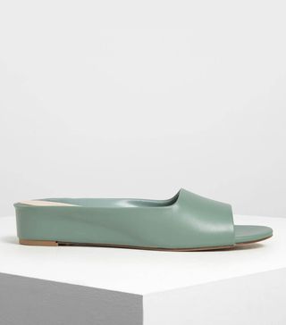 Charles & Keith + Open-Toe Slip Ons